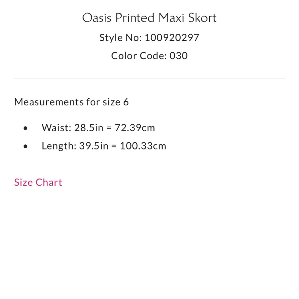 NWT Free People Oasis Printed Maxi Skort Size 10 - Picture 6 of 8